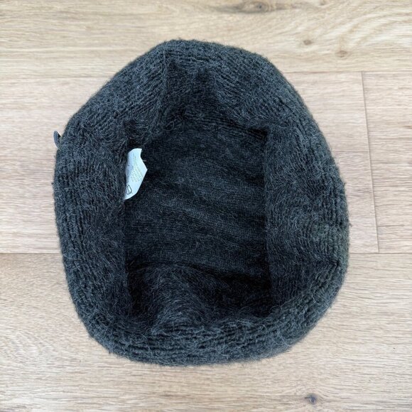 Horny Toad VTG Mohair Wool Folded Brim Cap Hat Size M Gray Green Outdoor Winter - Picture 3 of 8